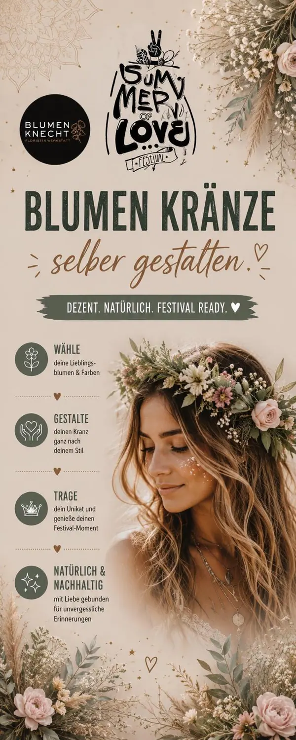 Blumenkränze selber gestalten – Blumen Knecht